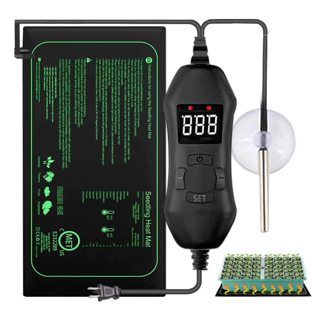 Heat Mat Seedling - 50W UE-USA/UK/AU regulowany termostat sadzonka mata