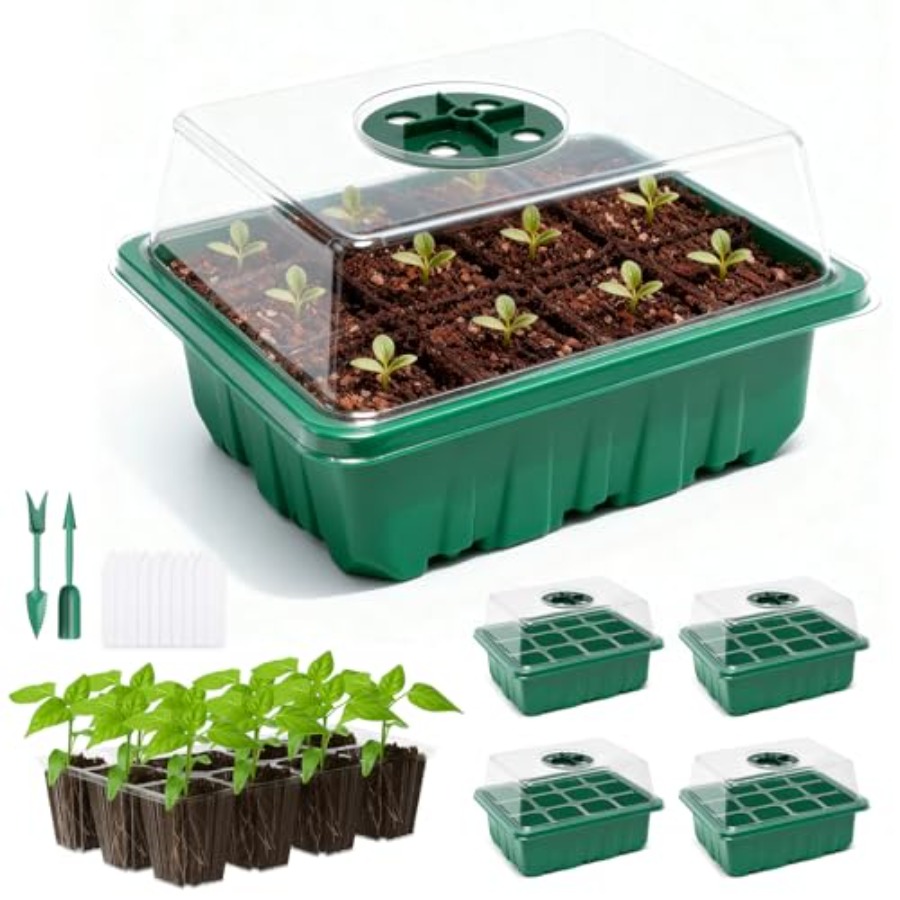 Humidity Dome Kit - 5 Zestawów Tacek do Rozsady z