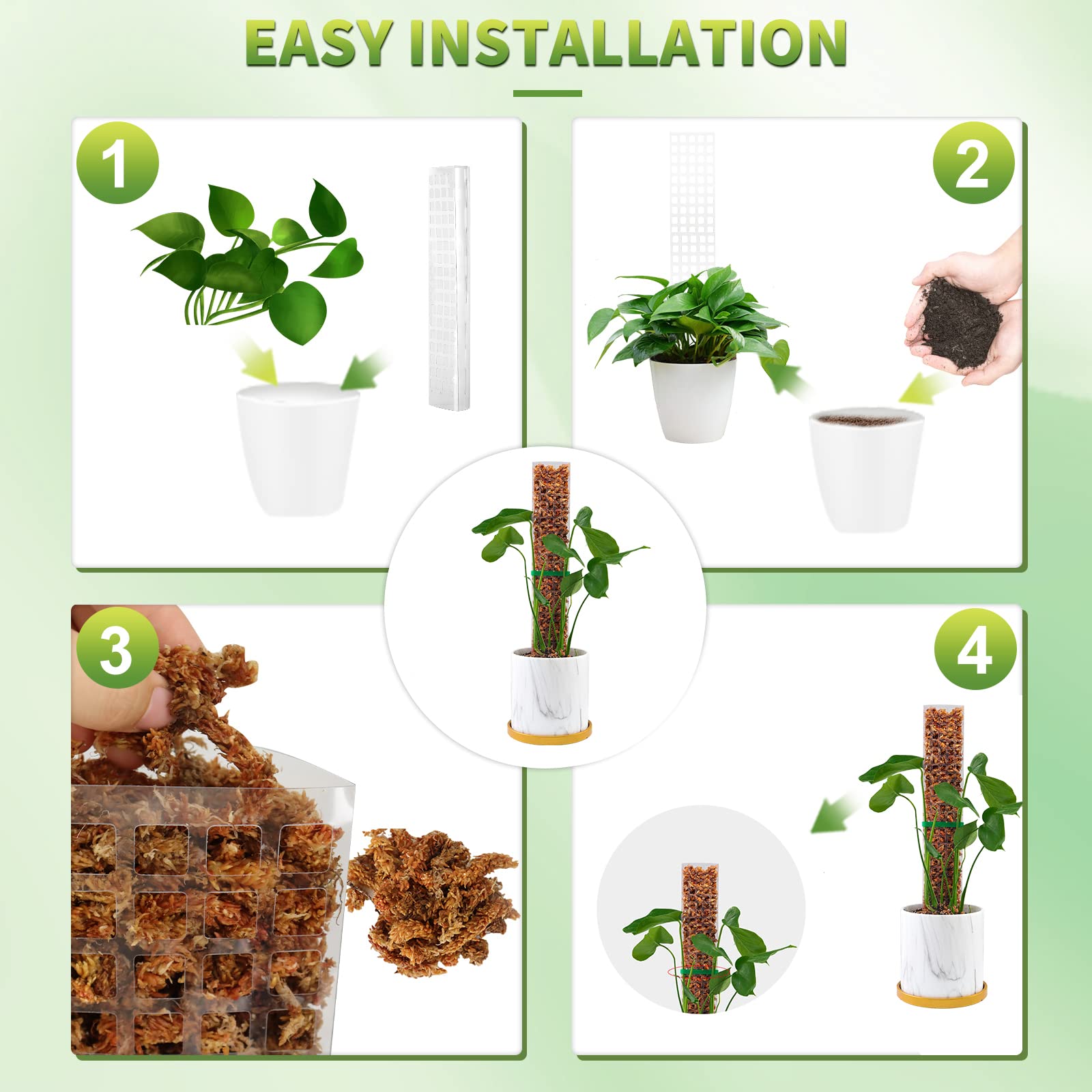 Moss Poles Plants Plant Suppor – Sphagnum Moss Dry recenzja i cena