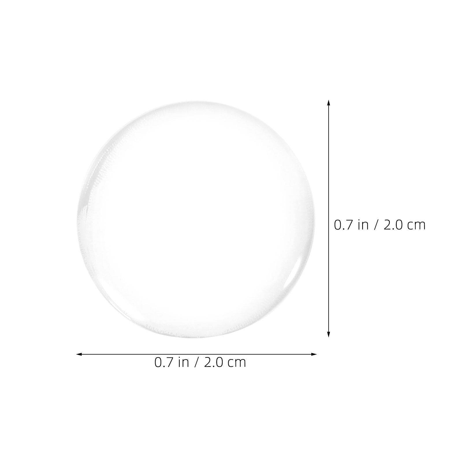 40 sztuk przezroczystych okrąg – Plastic Dome Clear recenzja i cena