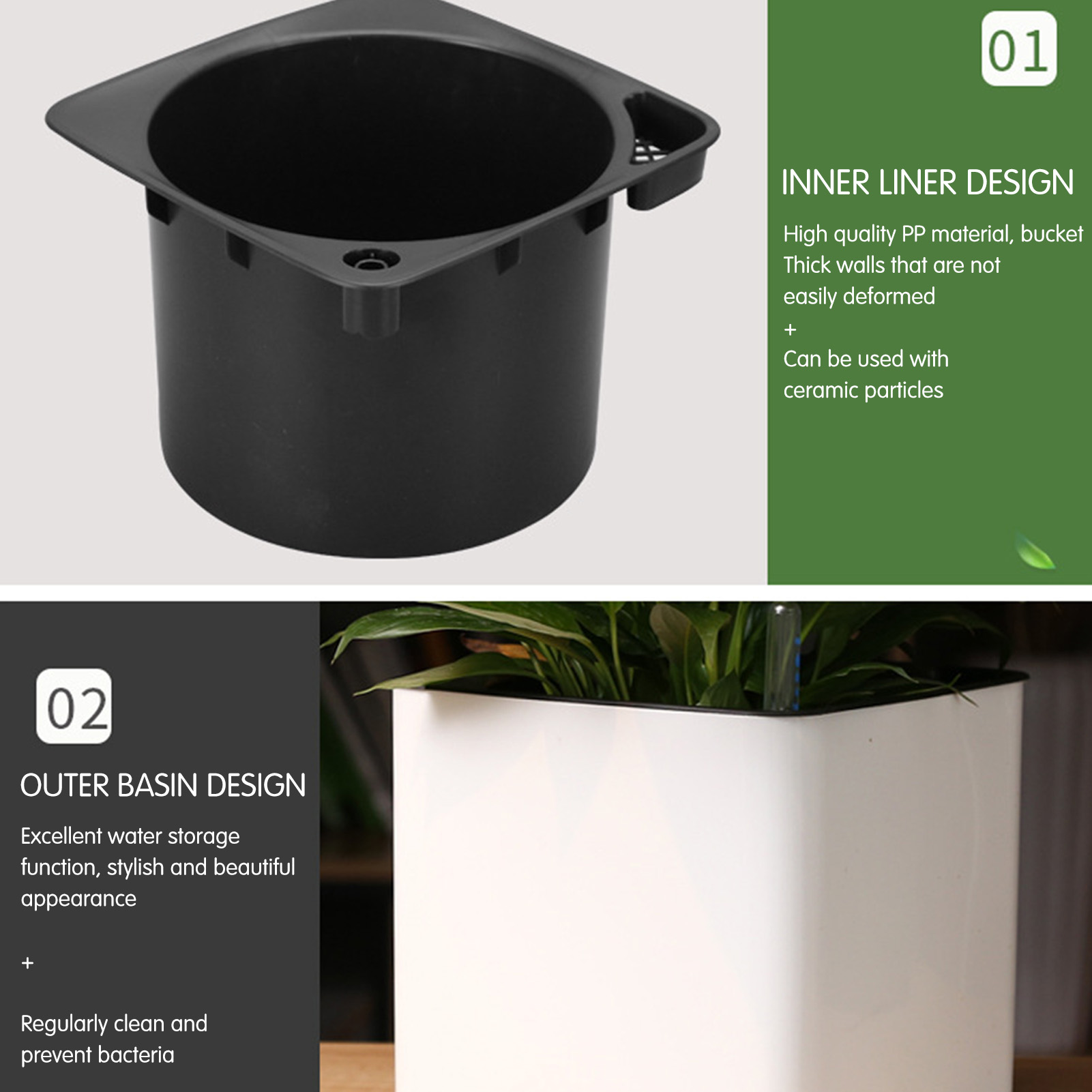 Samonawadniająca doniczka Samo – Self Watering Insert recenzja i cena