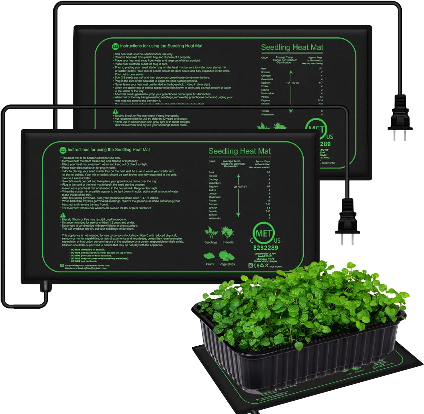 10/25/50CM mata grzewcza do sa – Heat Mat Seedling recenzja i cena