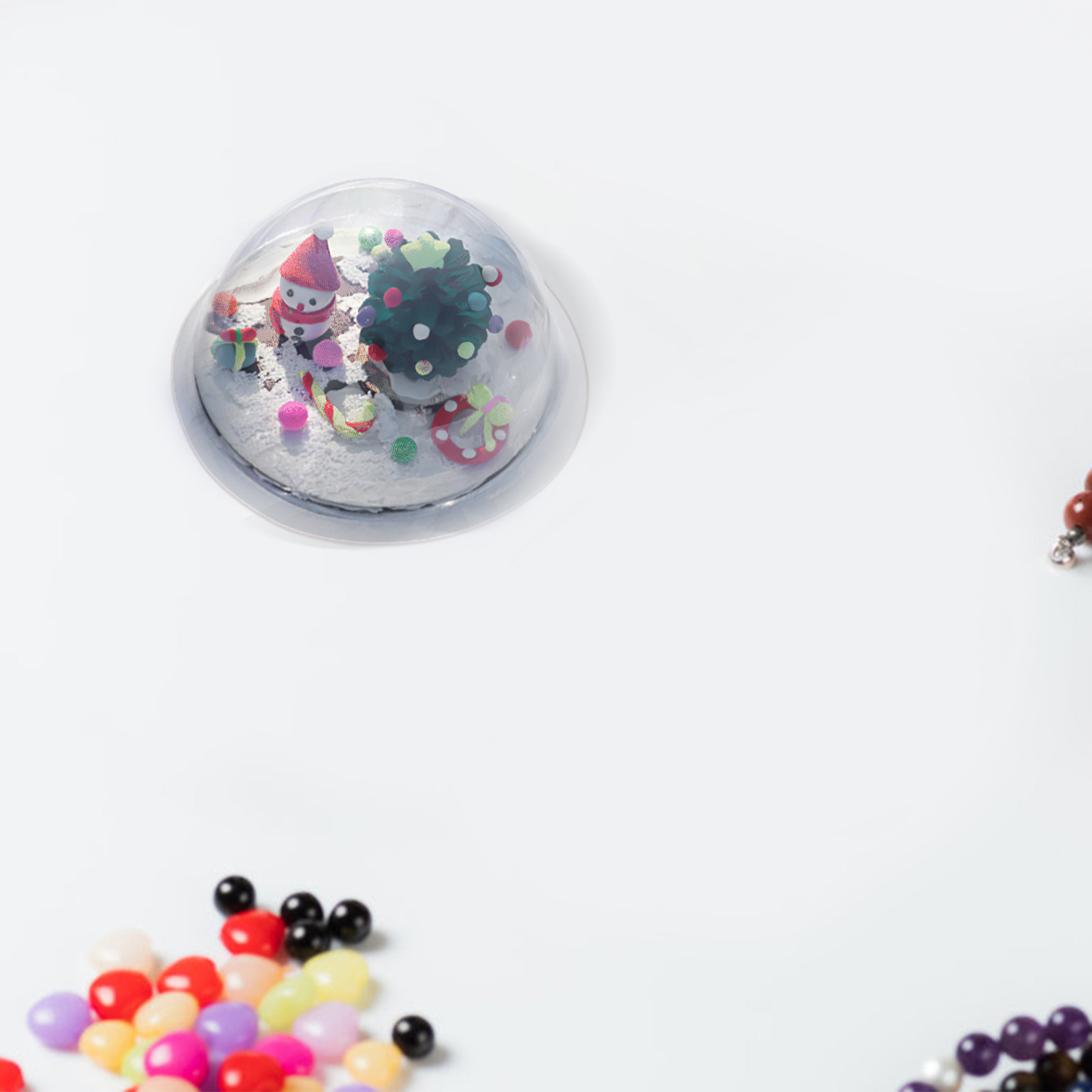 12 szt. przezroczystych, wypeł – Plastic Dome Clear recenzja i cena