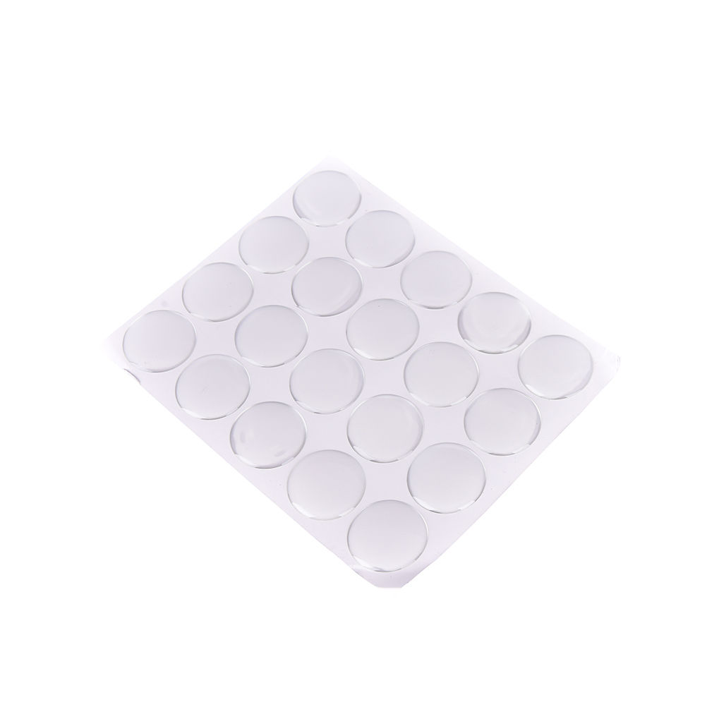 100 sztuk/arkusz 25mm okrągły  – Plastic Dome Clear recenzja i cena