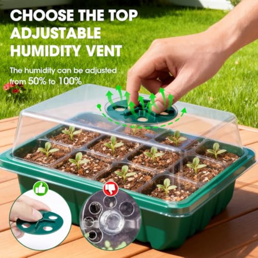 5 Zestawów Tacek do Rozsady z  – Humidity Dome Kit recenzja i cena